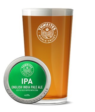ThwaitesBeer IPA on draught at The Plough Inn, Burton Salmon, Leeds